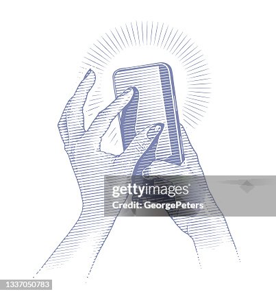 Woman's hands using smart phone Woman's hands using smart phone