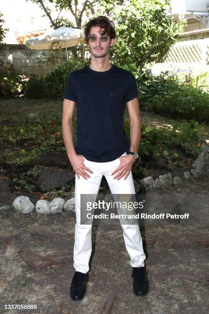 Actor Pierre Niney attends the "Boite noire" movie Photocall during the 14th Angouleme French-Speaking Film Festival - Day Six on August 29, 2021 in...