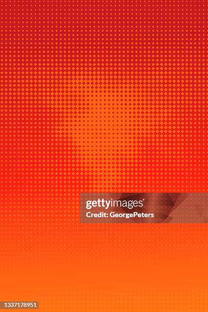 dot half tone pattern abstract background - red smoke stock illustrations