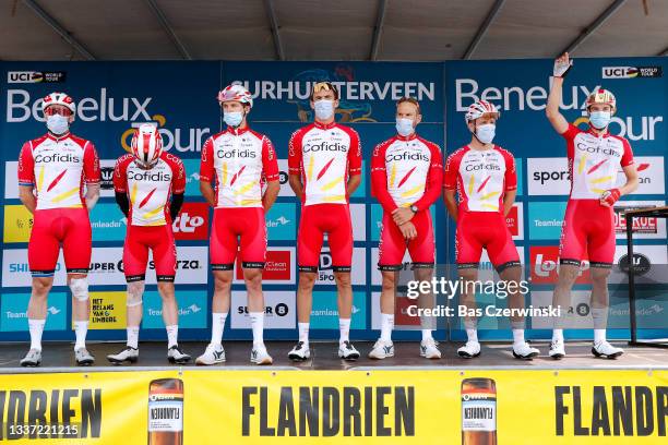 Christophe Laporte of France, Tom Bohli of Switzerland, Jean Pierre Drucker of Luxembourg, Emmanuel Morin of France, Szymon Sajnok of Poland, Attilio...