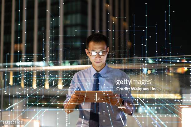 5g network communication composite image - big data stock pictures, royalty-free photos & images