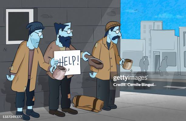 homeless people - homeless stock illustrations