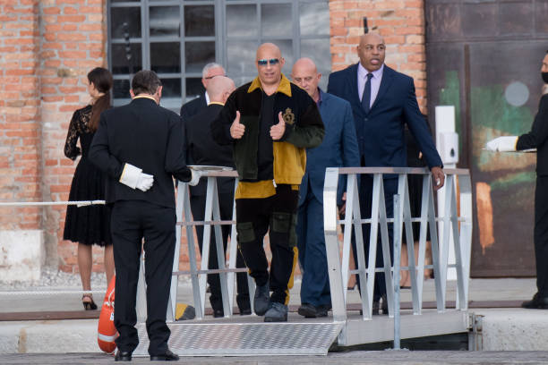 Vin Diesel is seen during the Dolce&Gabbana Alta Moda show on August 30, 2021 in Venice, Italy.