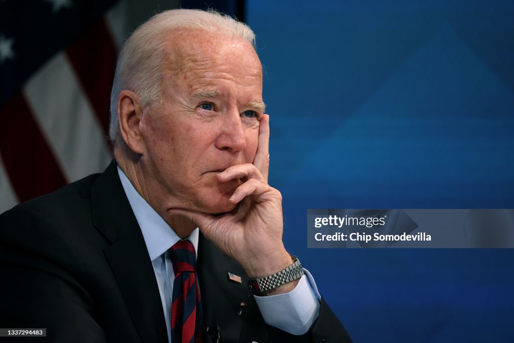 President Biden Meets Virtually With Governors Affected By Hurricane