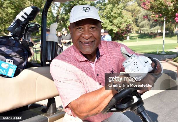 Ozzie Smith attends the Inaugural Phil Oates Celebrity Golf Classic at North Ridge Country Club on August 30, 2021 in Fair Oaks, California.