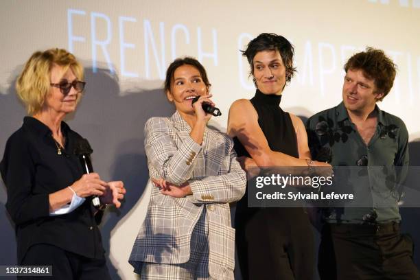 Sylvette Herry aka Miou-Miou, Virginie Ledoyen, Clotilde Hesme, Antoine Reinartz attend the premiere of "Nona et ses filles" during the Series Mania...