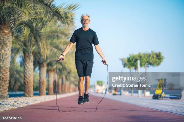 Jumping Rope Running Man Old Man Jumping Rope Photos and Premium High Res Pictures - Getty Images
