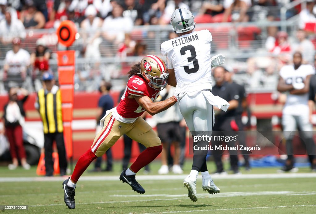 Las Vegas Raiders v San Francisco 49ers