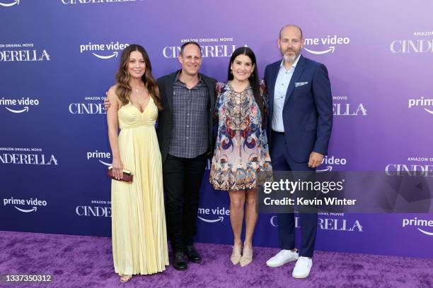 Kay Cannon, Jonathan Kadin, Shannon McIntosh, and Leo Pearlman attend the Los Angeles Premiere of Amazon Studios' "Cinderella" at The Greek Theatre...