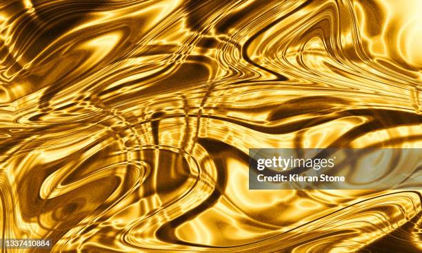 liquid gold - fabulous swirls stock pictures, royalty-free photos & images