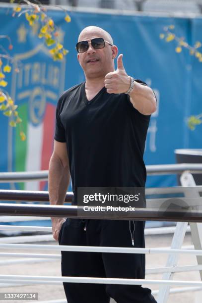 Vin Diesel is seen on August 31, 2021 in Venice, Italy.