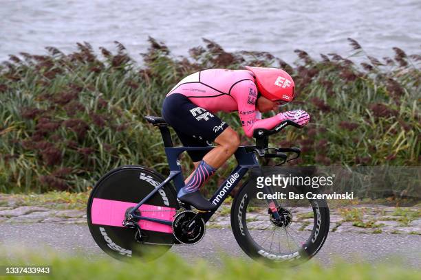 Stefan Bissegger of Switzerland and Team EF Education - Nippo competes during the 17th Benelux Tour 2021, Stage 2 a 11,1km Individual Time Trial...