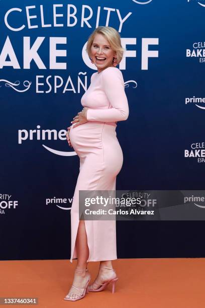 Soraya Arnelas attends 'Celebrity Bake of España' photocall at the Europa Palace Congress during the FesTVal 2021 day 1 on August 31, 2021 in...