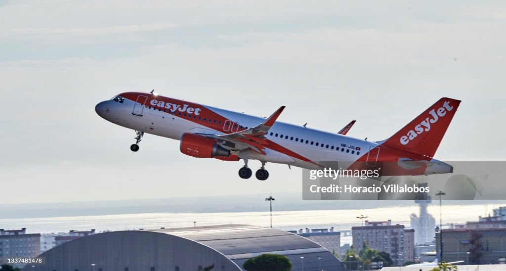 Lisbon International Airport Shows Heavy Traffic As Summer Vacations Period Approaches End