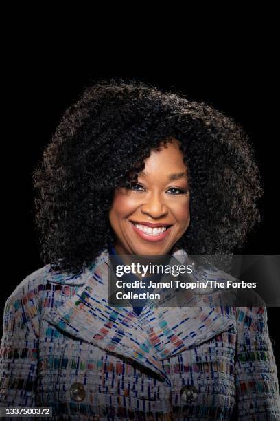 Writer, producer and creator Shonda Rhimes is photographed for Forbes Magazine on May 14, 2021 in Los Angeles, California. COVER IMAGE. CREDIT MUST...