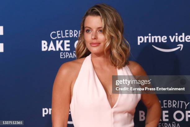 Adriana Torrebejano poses during the presentation of 'Celebrity Bake Off Spain' at FesTVal on August 31, 2021 in Vitoria, Spain.