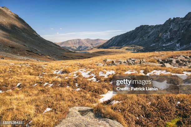 landscape in the mosquito range near breckenridge, colorado - tenmile range stock pictures, royalty-free photos & images