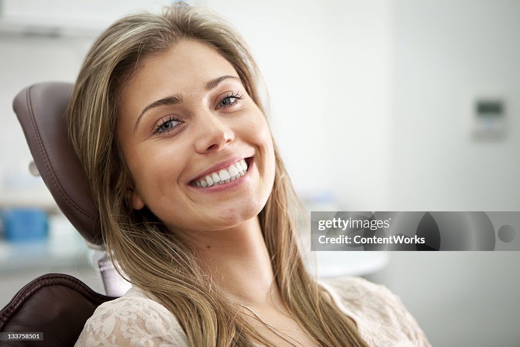 Bright smile from the Dentist's Chair