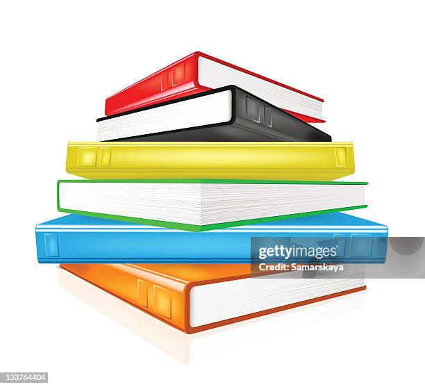 Book Stack Getty Stack Of Colorful Books High-Res Vector Graphic - Getty Images