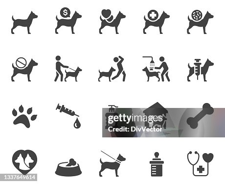 Dog vector set Dog vector set