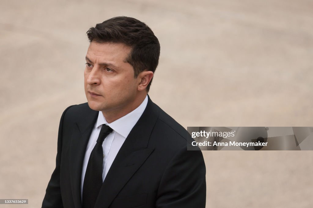 Ukrainian President Attends Wreath-Laying Ceremony At Tomb Of Unknown Soldier