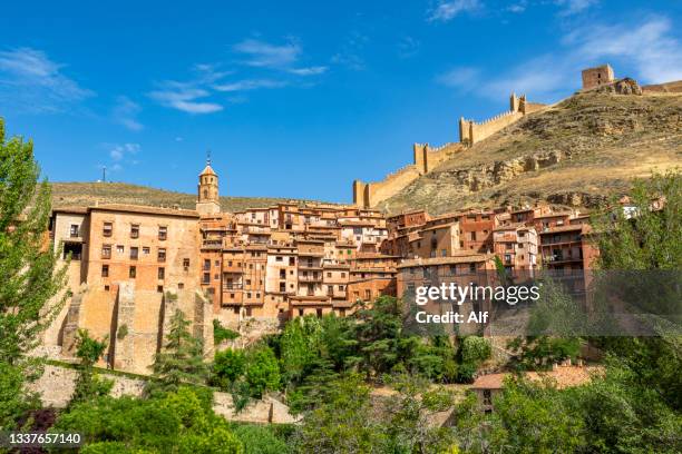 albarracín, teruel, aragon, spain - albarracin stock pictures, royalty-free photos & images