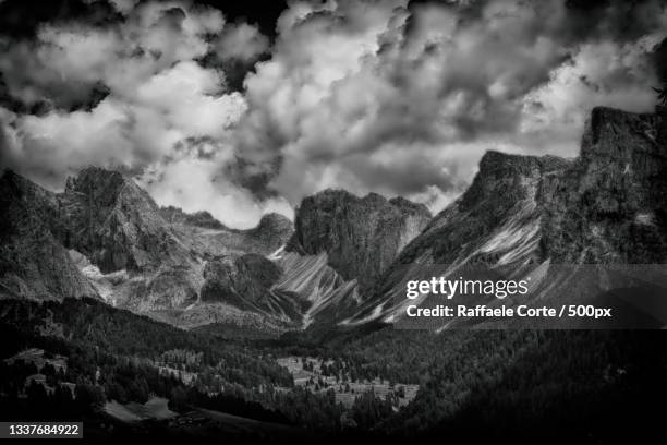 panoramic view of mountains against sky - raffaele corte stock pictures, royalty-free photos & images