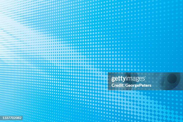 halftone pattern abstract background with light beams - streaming service stock illustrations