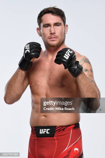 Darren Till poses for a portrait during a UFC photo session on September 1, 2021 in Las Vegas, Nevada.