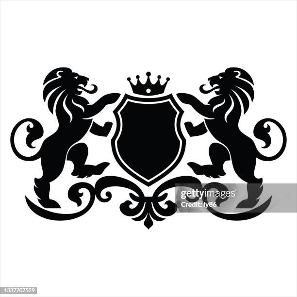 illustrazioni stock, clip art, cartoni animati e icone di tendenza di stemma - coat of arms