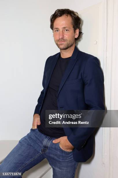 Florian Stetter attends the Semi-Final Round of Judging for the 49th International Emmy Awards on September 01, 2021 in Cologne, Germany.