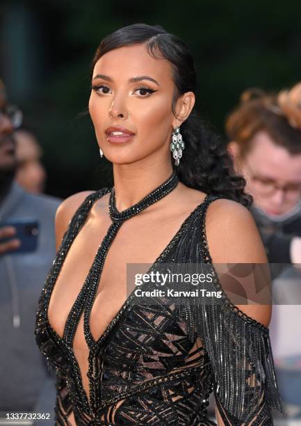 Maya Jama attends the GQ Men Of The Year Awards 2021 at Tate Modern on September 01, 2021 in London, England.