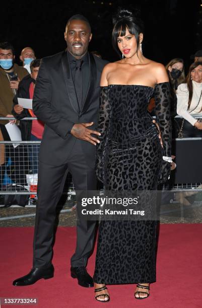 Idris Elba and Sabrina Elba attend the GQ Men Of The Year Awards 2021 at Tate Modern on September 01, 2021 in London, England.