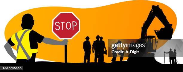 bildbanksillustrationer, clip art samt tecknat material och ikoner med the builders orange - gräva