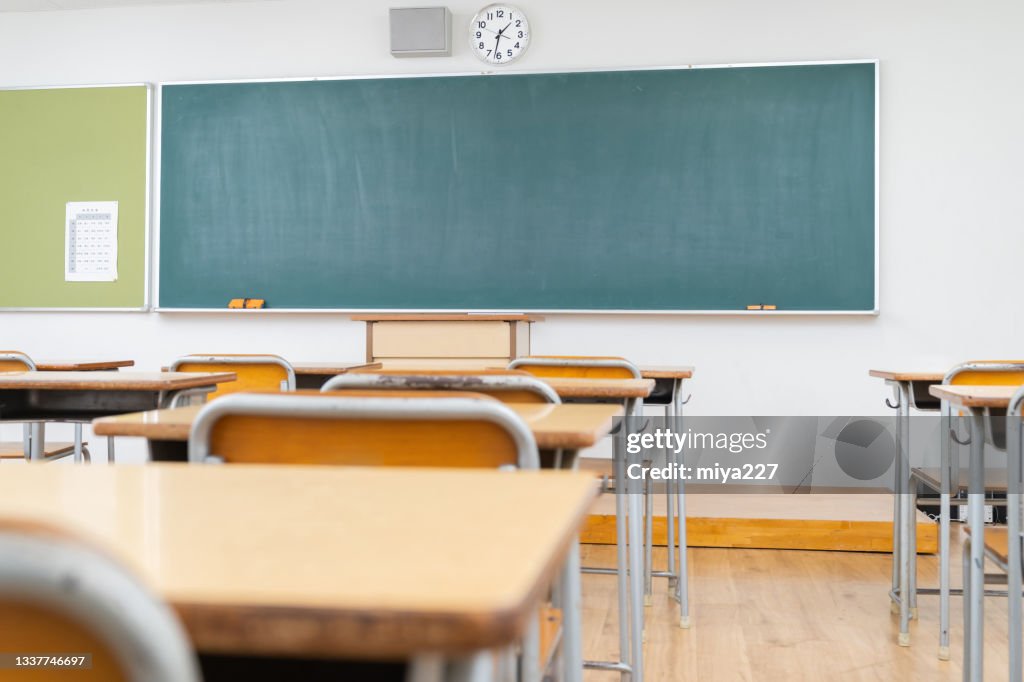 Classroom of the school