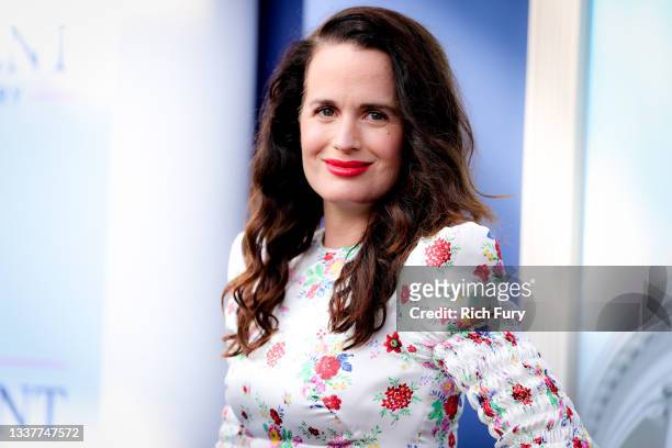 Elizabeth Reaser attendsthe premiere Of FX's "Impeachment: American Crime Story" at Pacific Design Center on September 01, 2021 in West Hollywood,...