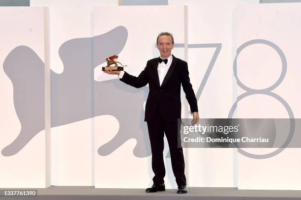 Roberto Benigni attends the red carpet of the movie "Madres Paralelas" during the 78th Venice International Film Festival on September 01, 2021 in...