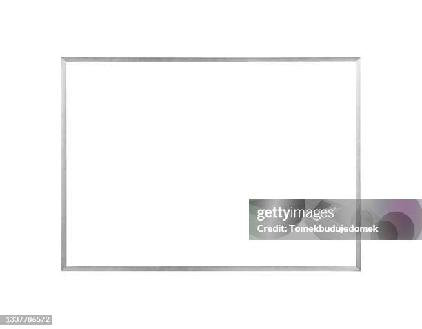 frame - silver metallic stock pictures, royalty-free photos & images