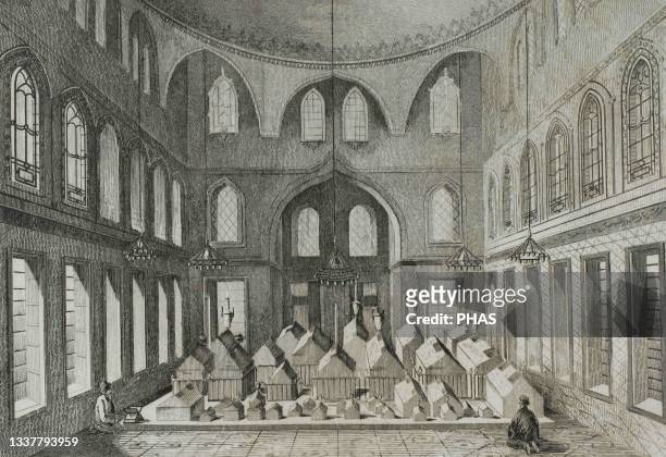 Ottoman Empire. Turkey. Constantinople . Tomb of Turhan Hatice Valide Sultan . Haseki Sultan of the Ottoman Sultan Ibrahim , and Valide Sultan as...
