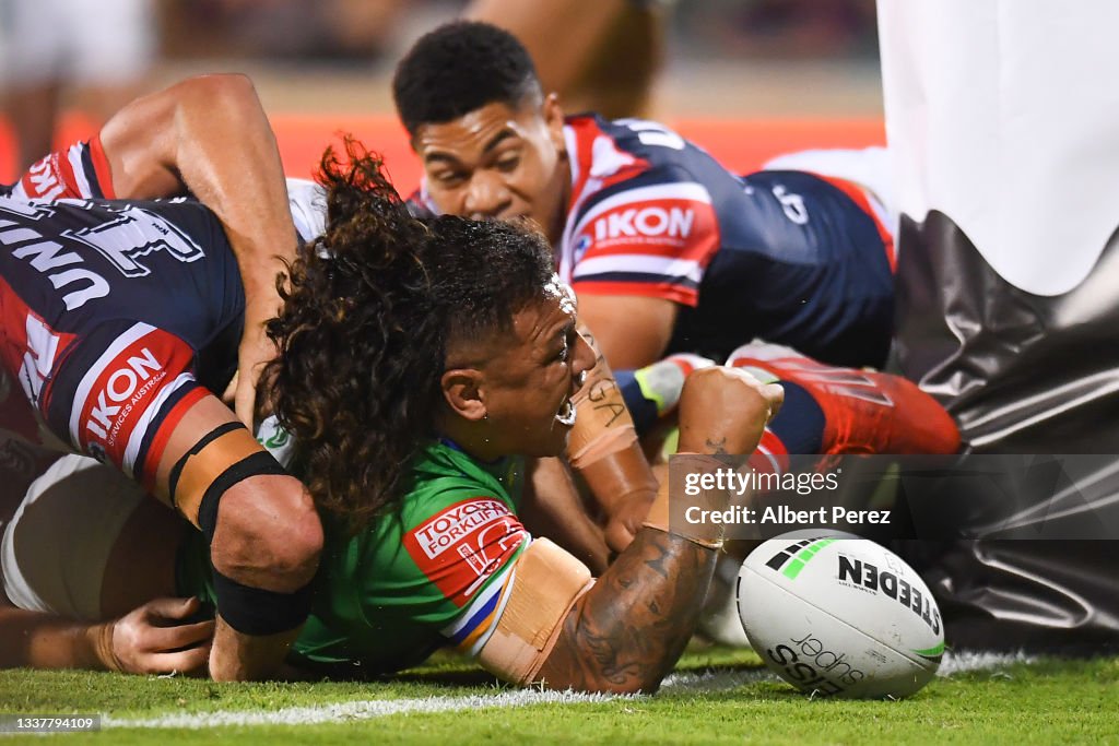 NRL Rd 25 - Raiders v Roosters
