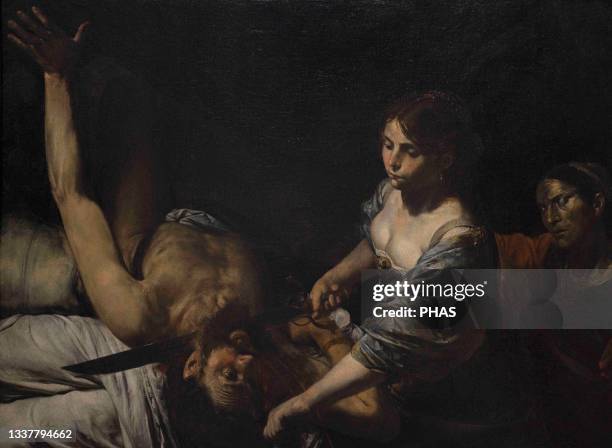 Valentin de Boulogne . French Baroque painter. Judith and Holofernes, 1624. Oil on canvas. National Museum of Fine Arts. Valletta, Malta.