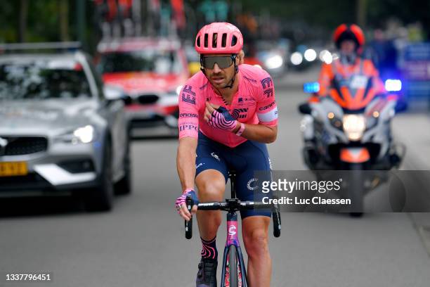 Mitchell Docker of Australia and Team EF Education - Nippo reacts after his crash during the 17th Benelux Tour 2021, Stage 4 a 166,1km stage from...