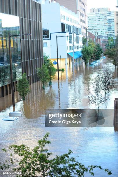 hurricane ida in philadelphia - flood city stock pictures, royalty-free photos & images