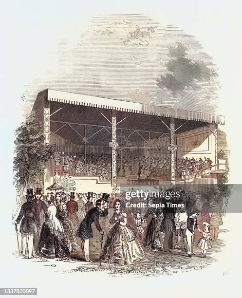 The Concert Monstre, at the Surrey Zoological Gardens, 1845.