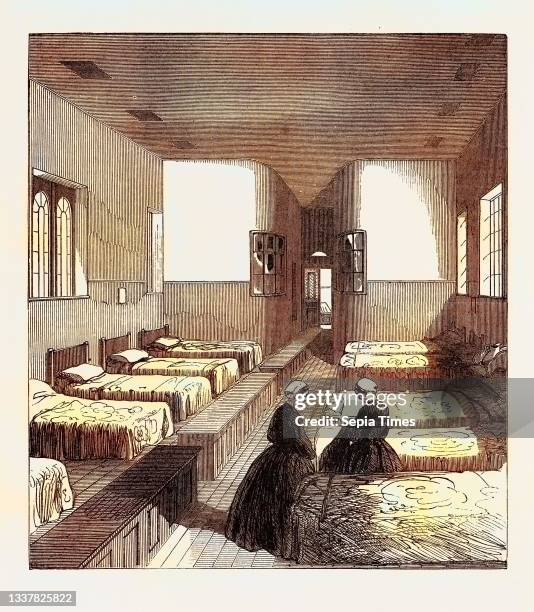 The Broadmoor Criminal Lunatic Asylum: Female Dormitory UK 1867.