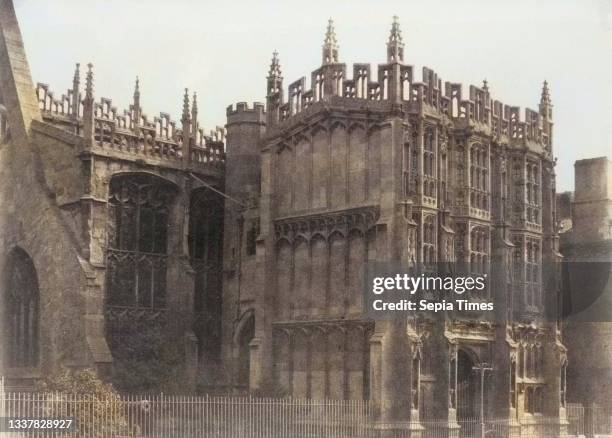 Town Hall, Cirencester Albumen silver print from paper negative, 21.8 x 27.1 cm. , Photographs, Alfred Capel Cure .