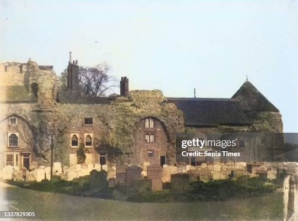 Conventual Buildings, Bury Albumen silver print from paper negative, 20.2 x 26.9 cm. , Photographs, Alfred Capel Cure .