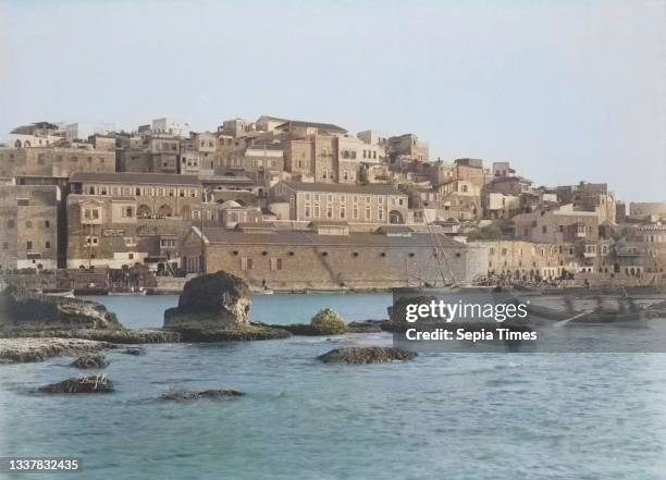 Panorama de Jaffa, circa 1880, Albumen silver print, Photographs, Felix Bonfils .