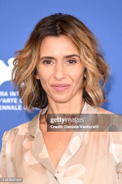 Teresa Saponangelo attends the photocall of "The Hand of God" during the 78th Venice International Film Festival on September 02, 2021 in Venice,...