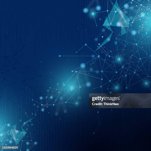 Abstract Geometric Network Technology Background High-Res Vector ...
